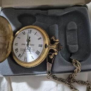 Elegant Gold and Silver Pocket Watch